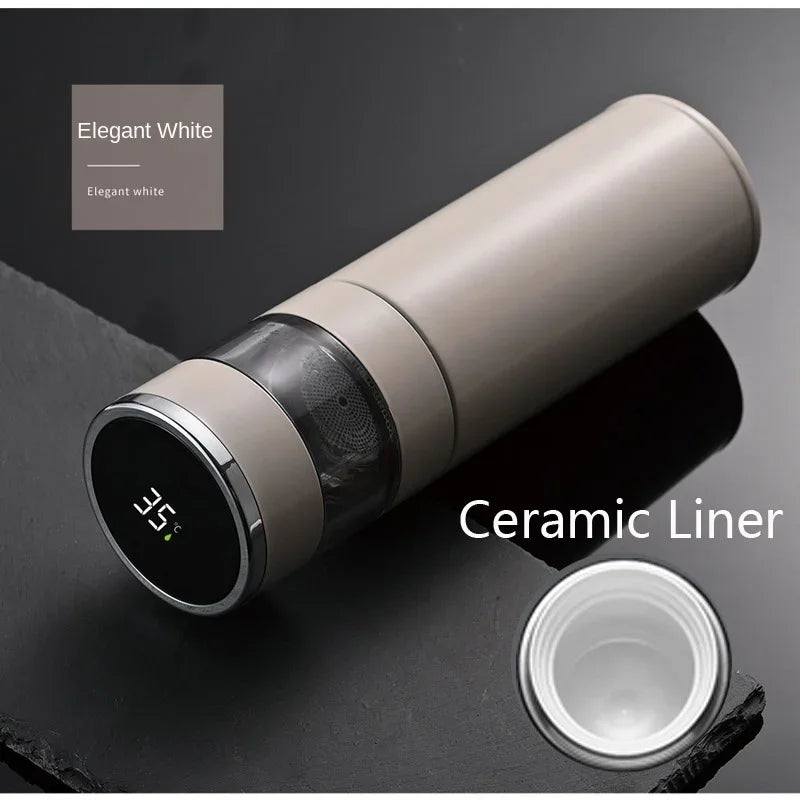 Smart Tea Thermos Cup Stainless Steel 