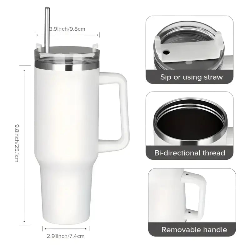 Kingdom Hearts Sora X Riku Tumbler with Lid and Straw, Fire & Ice Anime Travel Mug, 20Oz 40Oz