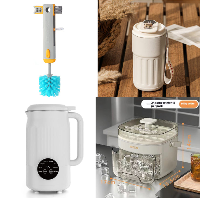 Soybean Milk Machine Multifunction Juicer Portable Blender Automatic Heat Home Soy Milk Maker 