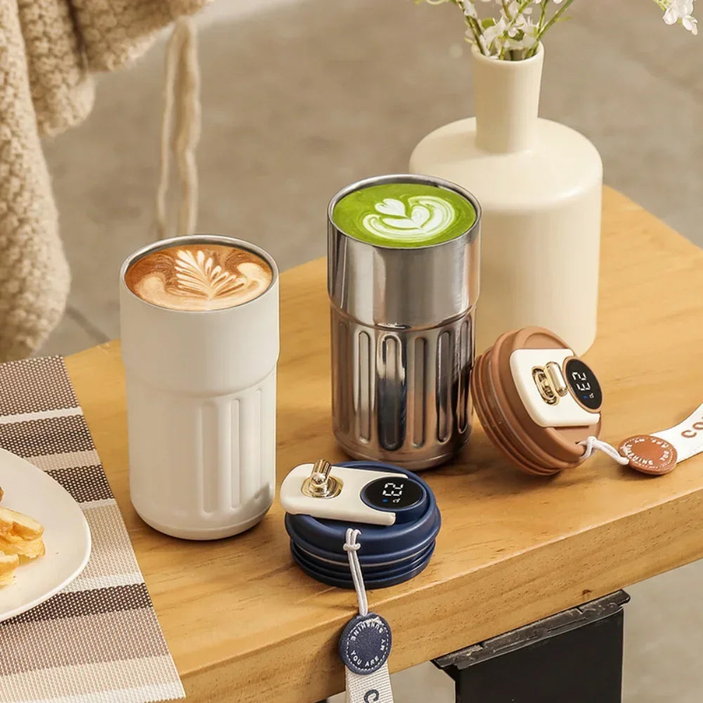 Termos Display Tumbler Steel Water Bottle 