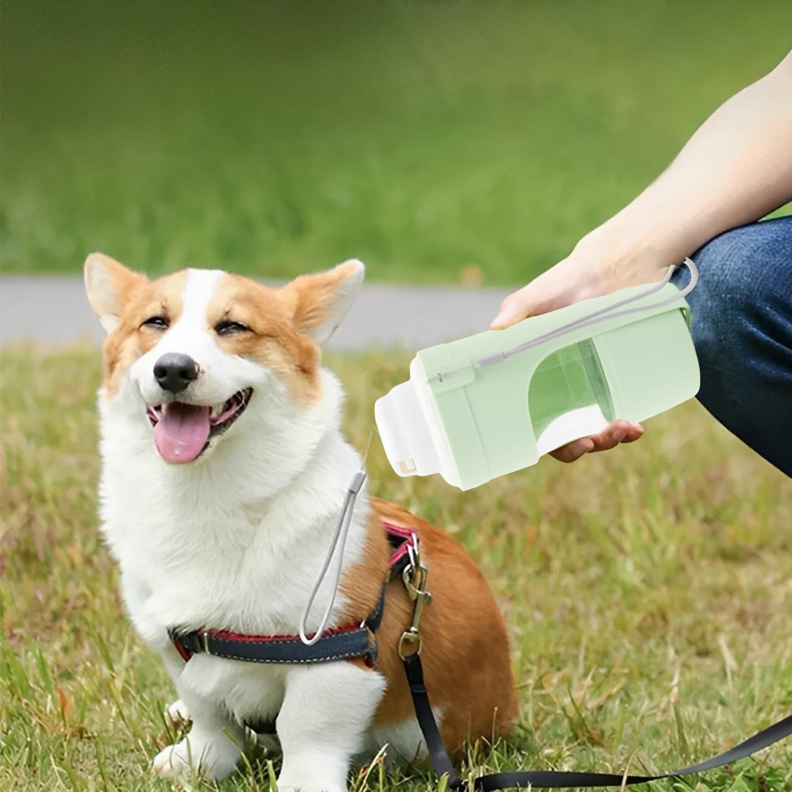 Portable 2-in-1 Travel Dog Water Bottle & Feeder - Perfect for Outdoor Adventures!