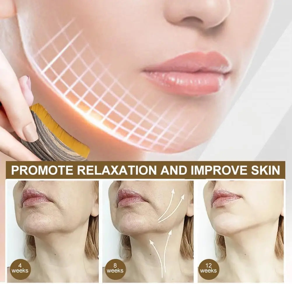 New Lymphatic Contour Face Brush Lymphatic Drainage Massager 