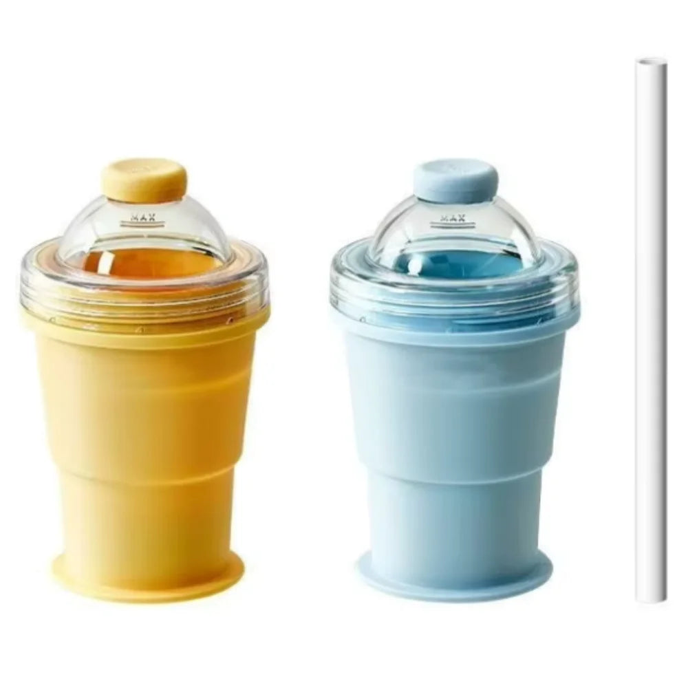 Versatile 325ML Outdoor Silicone Cup - Self-Suction, Foldable & Perfect for Indoor Ice-Making!
