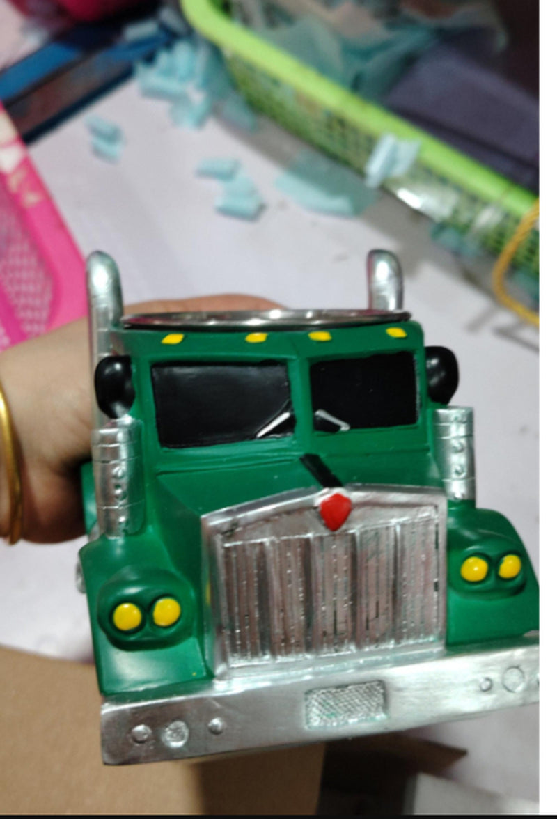 Durable Truck Coffee Mug Semi Truck Handcrafted Coffee Cup Semi-Trailer Shaped Semi-Truck Coffee Mugs for Family