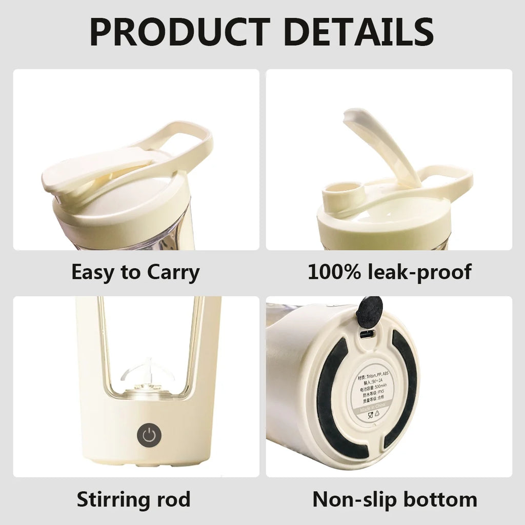 Electric Shaker Bottle for Protein ,Rechargable