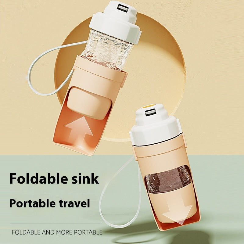 Portable 2-in-1 Travel Dog Water Bottle & Feeder - Perfect for Outdoor Adventures!