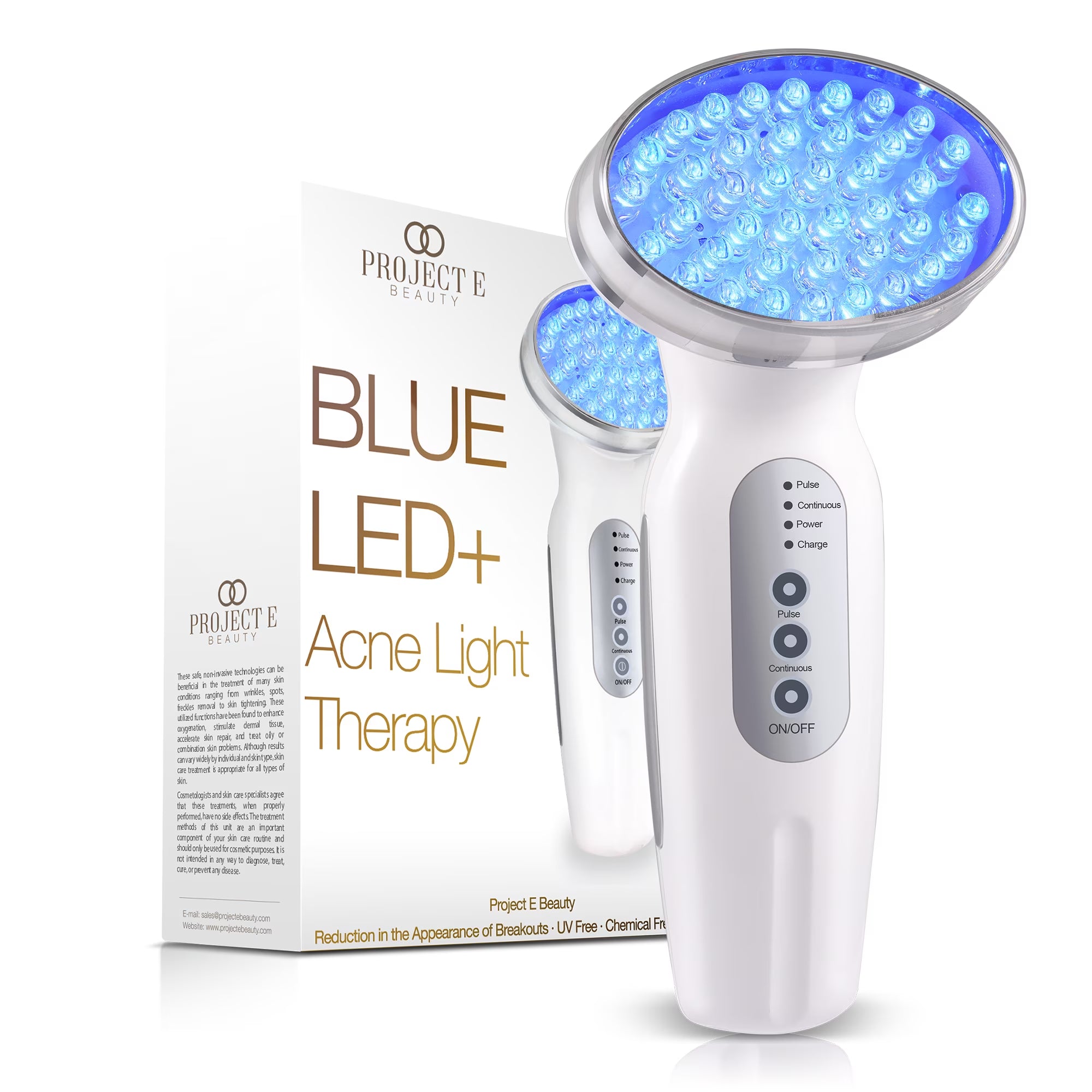 Blue Light Therapy for Acne |Facial Light Therapy Devices for Acne | Anti-Acne Skincare | Reduce Dark Spots & Scars |Remove Blemishes