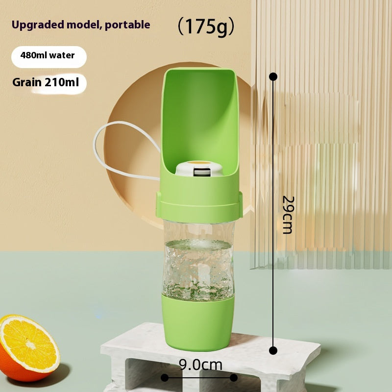 Portable 2-in-1 Travel Dog Water Bottle & Feeder - Perfect for Outdoor Adventures!