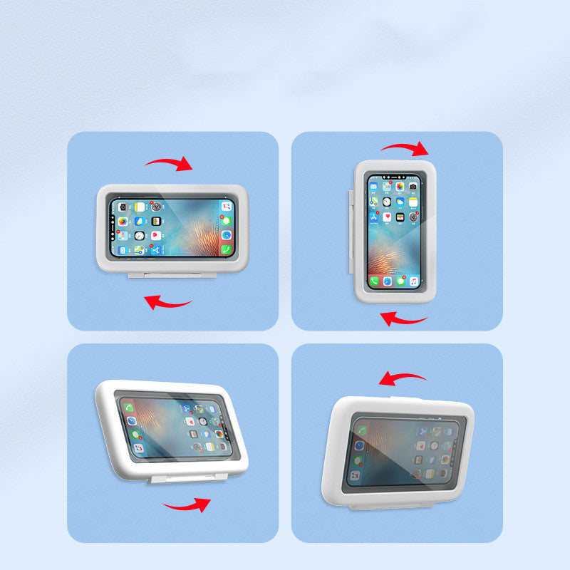 Shower Phone Box Bathroom Waterproof Phone Case Seal Protection Touch Screen Mobile Phone Holder for Kitchen Handsfree Gadget