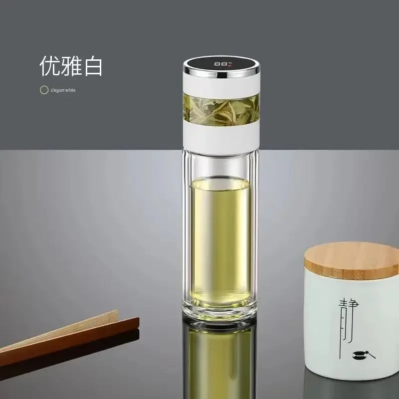 Smart Tea Thermos Cup Stainless Steel 