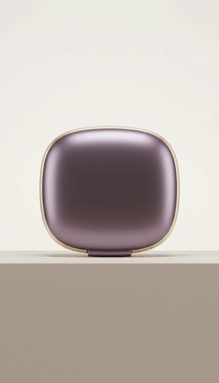 Silicone-Edged Beauty Mirror