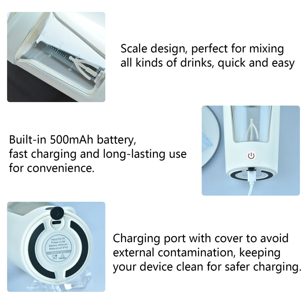 Electric Shaker Bottle for Protein ,Rechargable