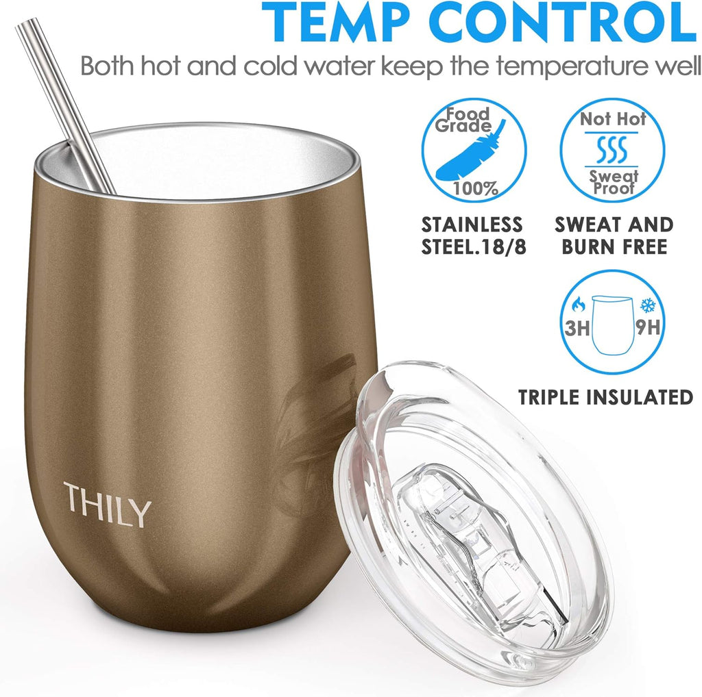 Stainless Steel Insulated Wine Tumbler 4 Pack 