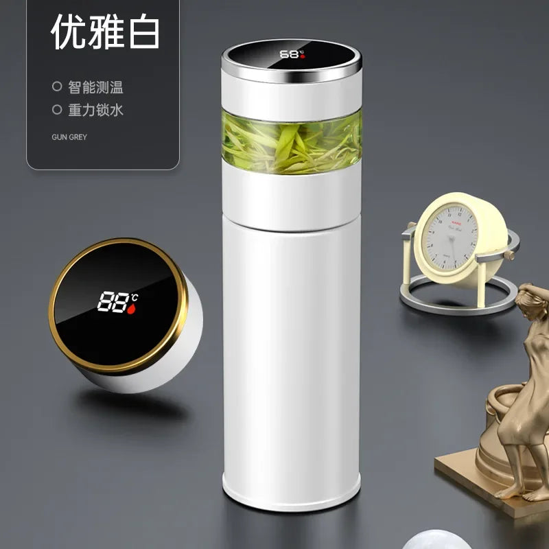 Smart Tea Thermos Cup Stainless Steel 