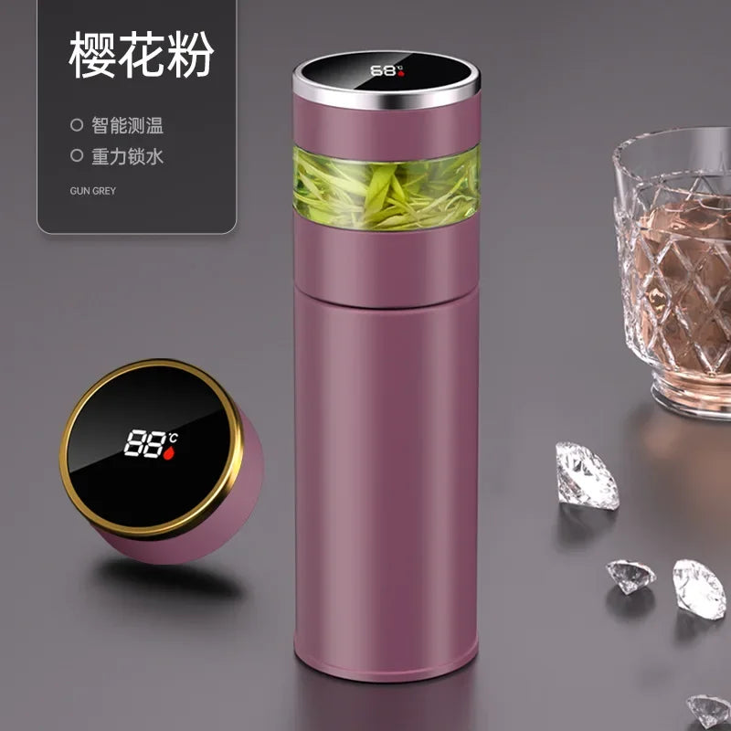 Smart Tea Thermos Cup Stainless Steel 