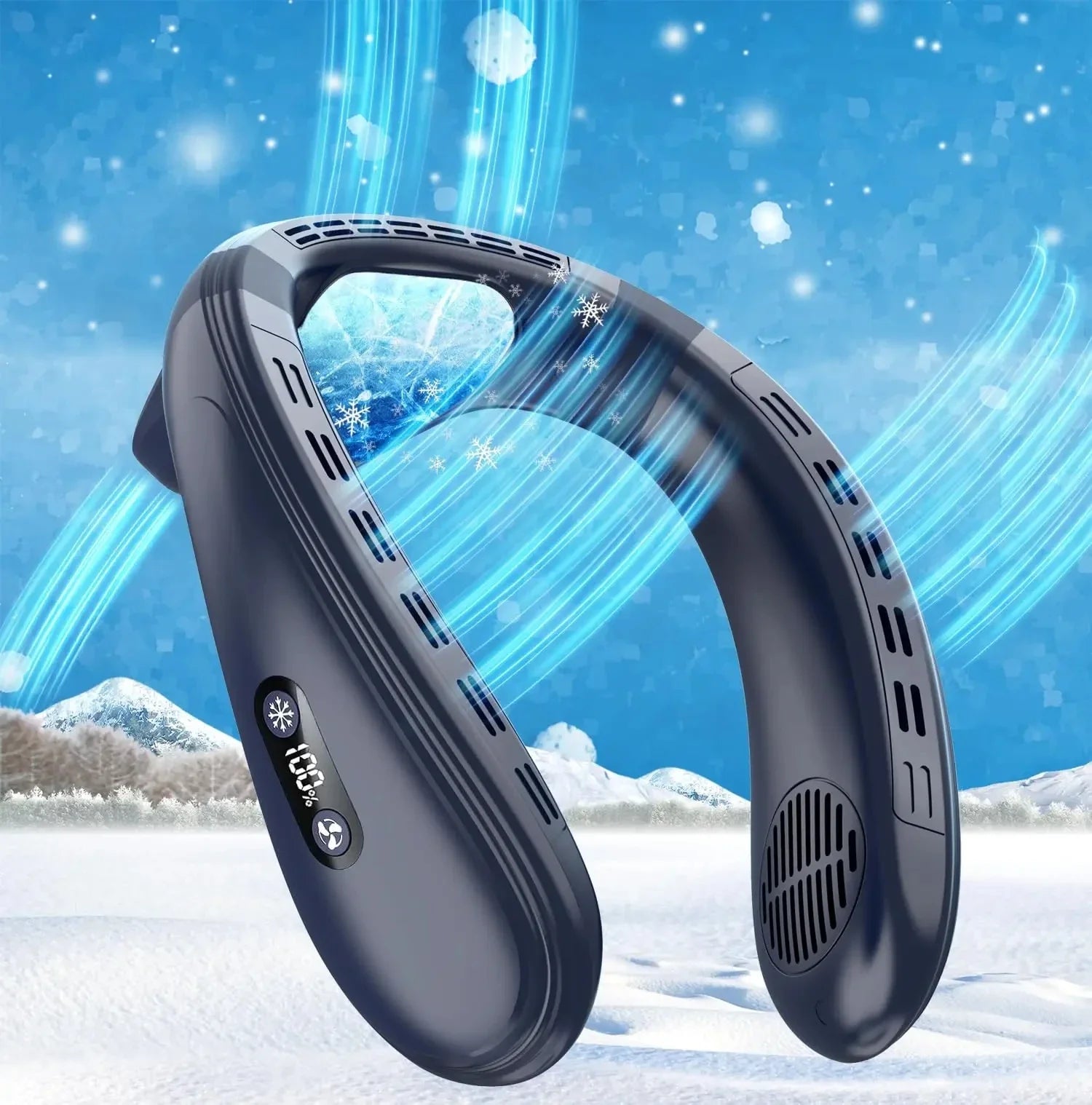 New Portable Neck Fan 5200Mah Neck Air Conditioner Rechargeable 