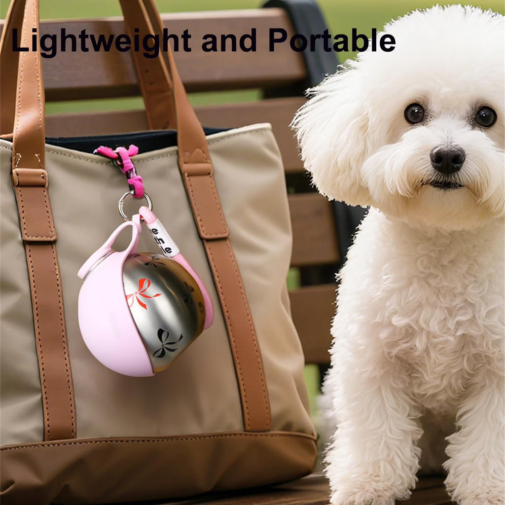 2 in 1 Portable Dog Water Bottle for Small Dogs - Leak-Proof & Compact