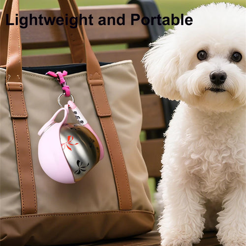 2 in 1 Portable Dog Water Bottle for Small Dogs - Leak-Proof & Compact