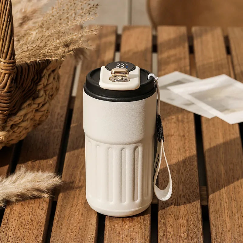 Termos Display Tumbler Steel Water Bottle 