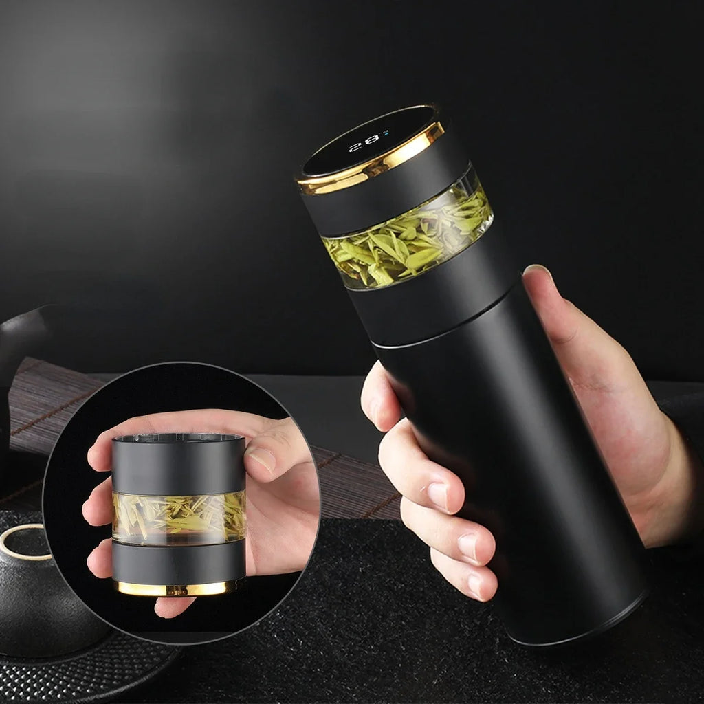Smart Tea Thermos Cup Stainless Steel 
