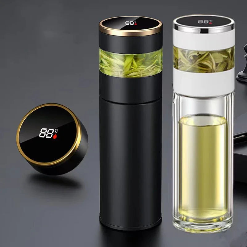 Smart Tea Thermos Cup Stainless Steel 