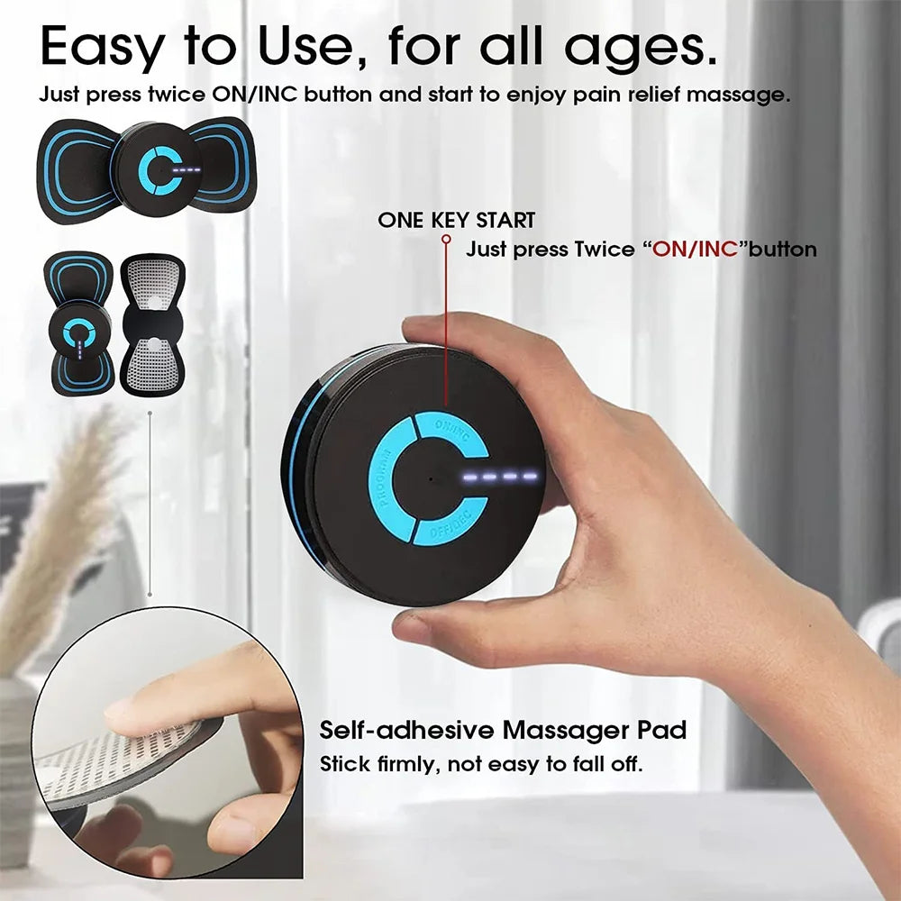 Intelligent Cervical Massage Stick Mini Neck and Shoulder Massager Mini Electric Portable Neck Massager
