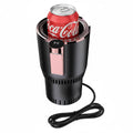 Car Cup Holder Cooler & Warmer with Digital Display, Universal 12V Heated/Cooled Drink Holder for Coffee