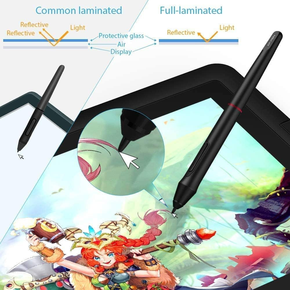 15.6" Drawing Tablet with Screen Xppen Artist 15.6 Pro Tilt Support Graphics 
