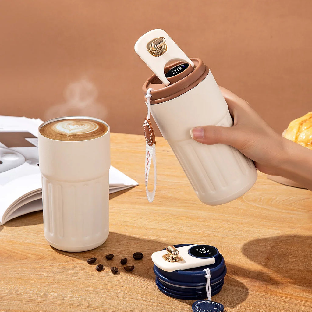 Termos Display Tumbler Steel Water Bottle 