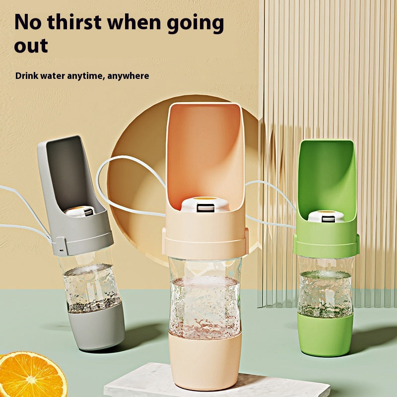Portable 2-in-1 Travel Dog Water Bottle & Feeder - Perfect for Outdoor Adventures!