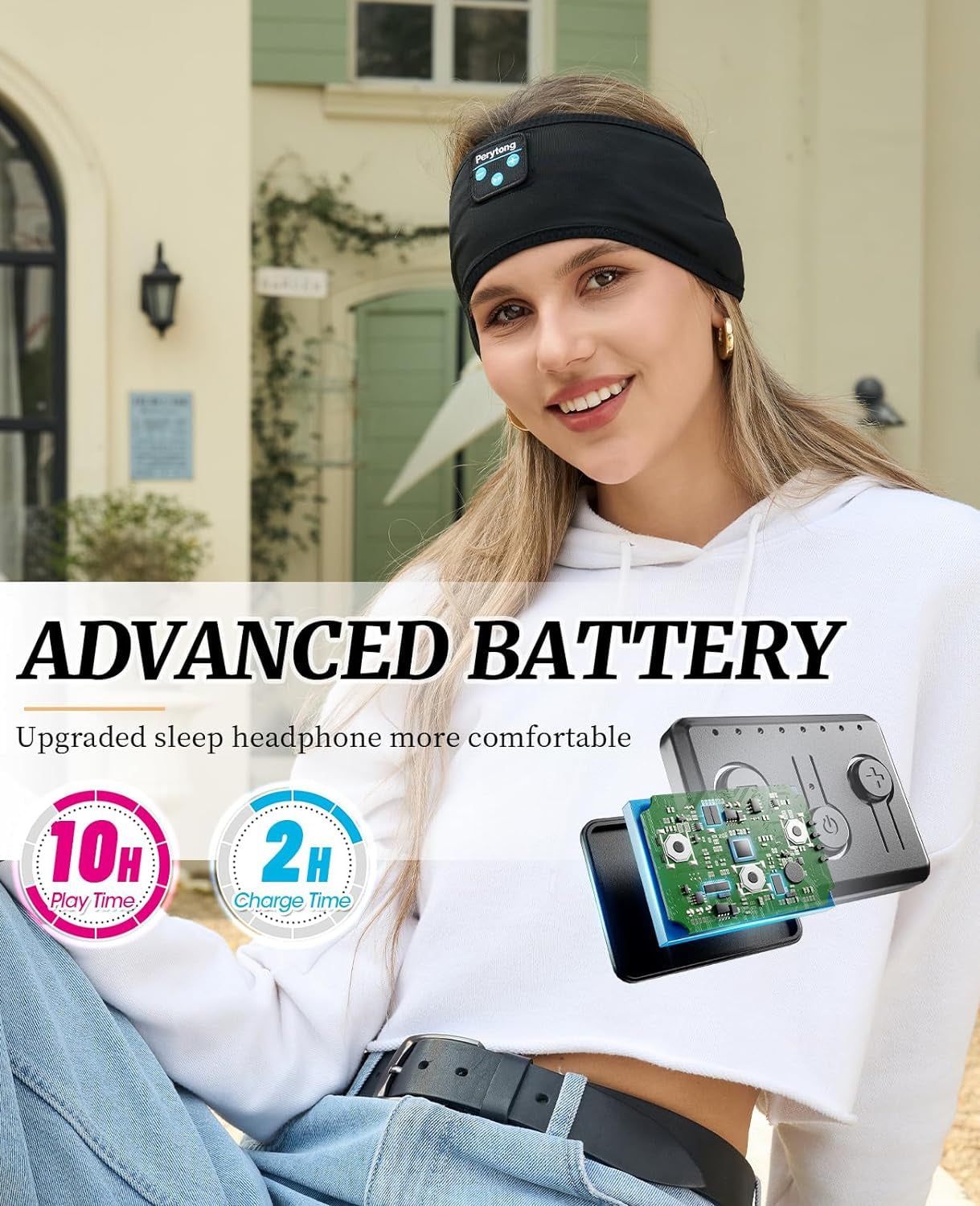 Sleep Headphones Bluetooth Wireless Sports Headband