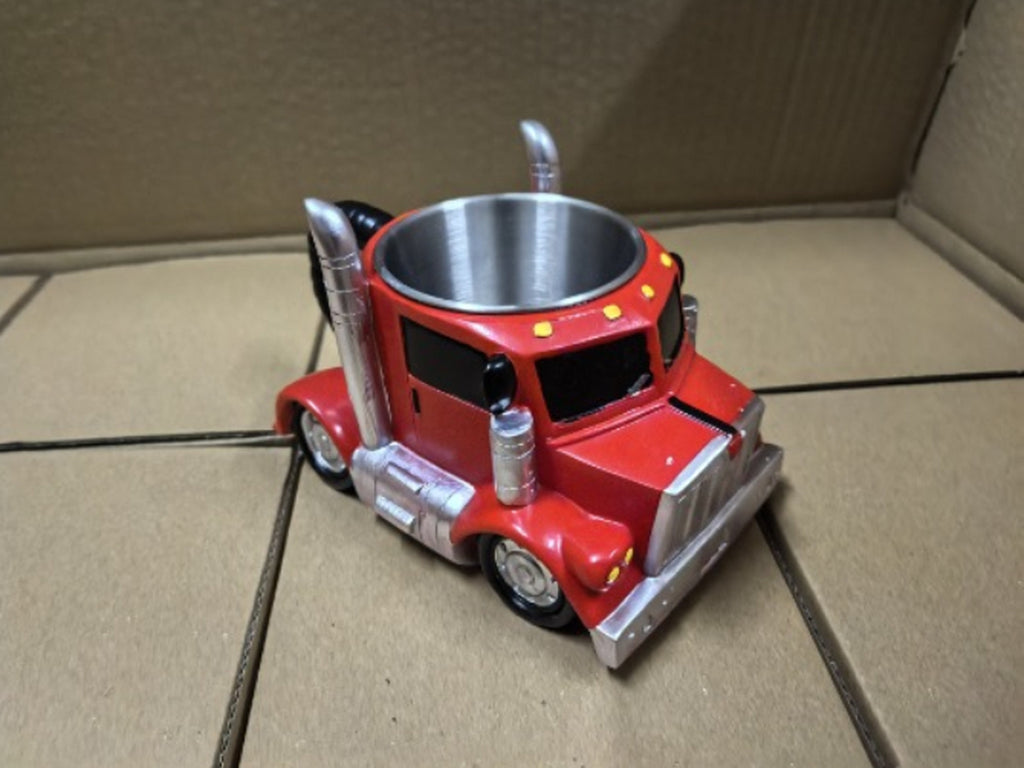 Durable Truck Coffee Mug Semi Truck Handcrafted Coffee Cup Semi-Trailer Shaped Semi-Truck Coffee Mugs for Family