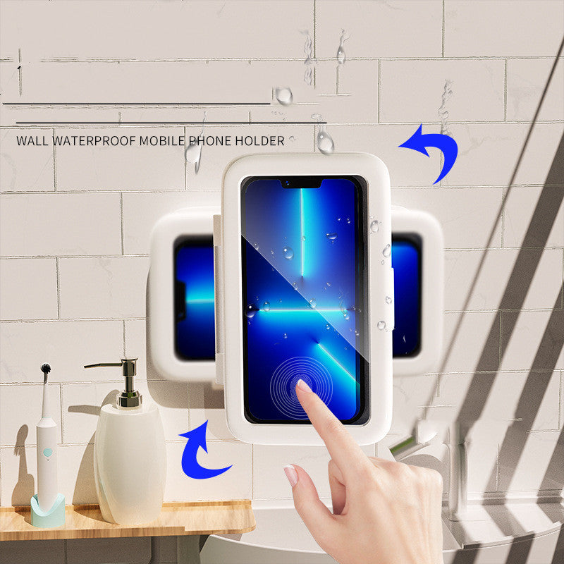 Shower Phone Box Bathroom Waterproof Phone Case Seal Protection Touch Screen Mobile Phone Holder for Kitchen Handsfree Gadget