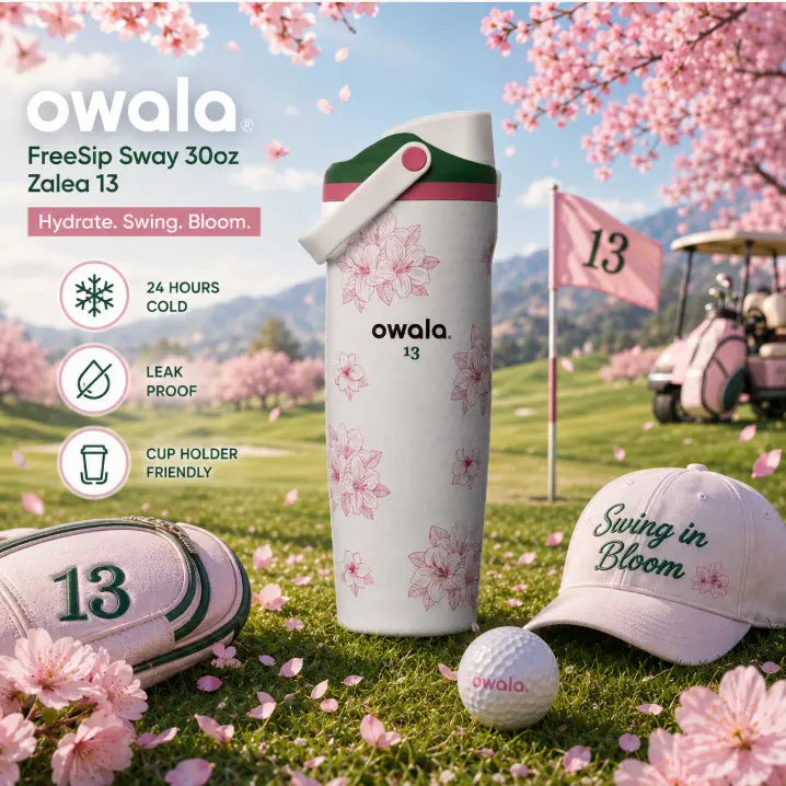 Owala Freesip Water Bottle Collection – Cowgirl Core, Weekender,Off the Hook, Wild at Heart, & Vintage Surf