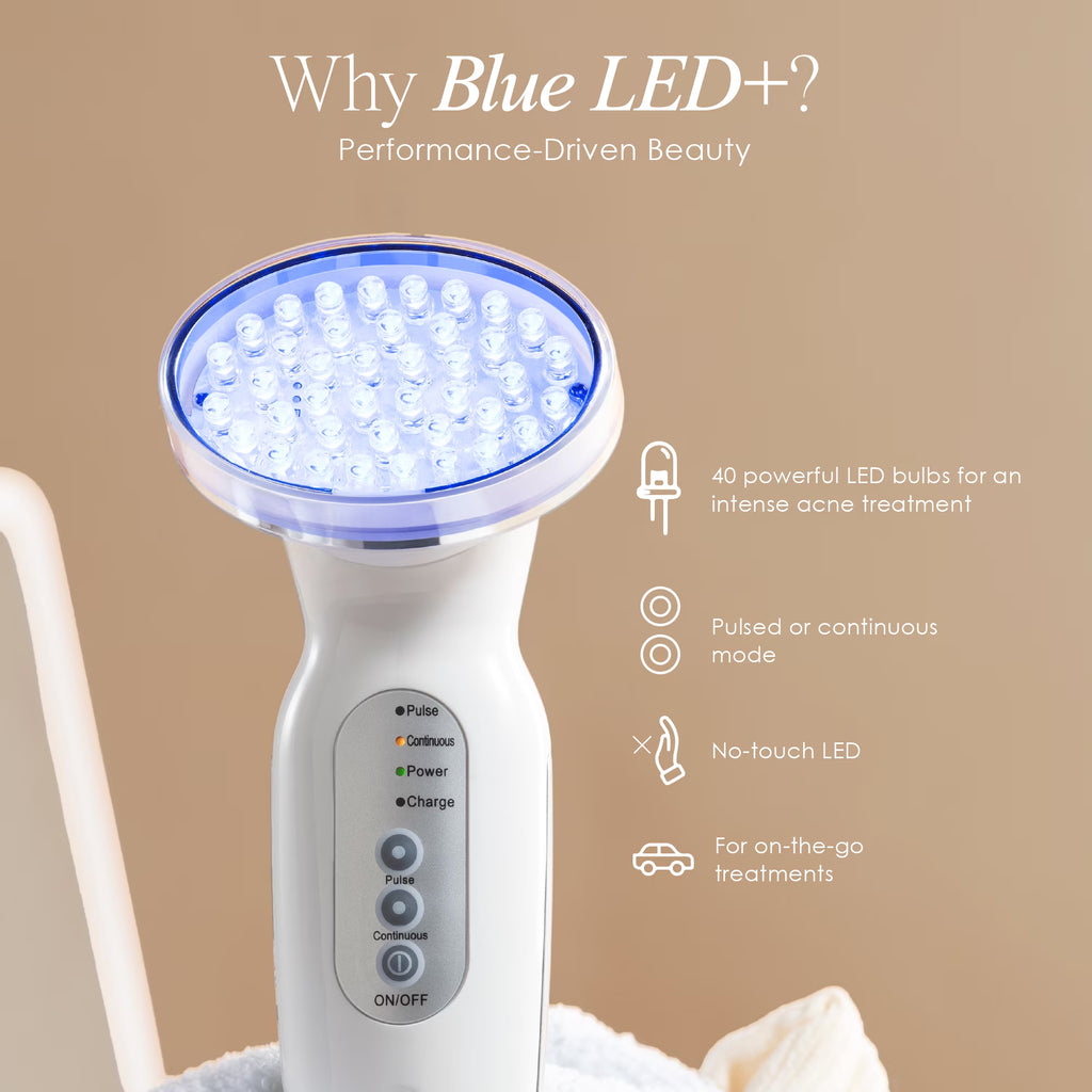 Blue Light Therapy for Acne |Facial Light Therapy Devices for Acne | Anti-Acne Skincare | Reduce Dark Spots & Scars |Remove Blemishes