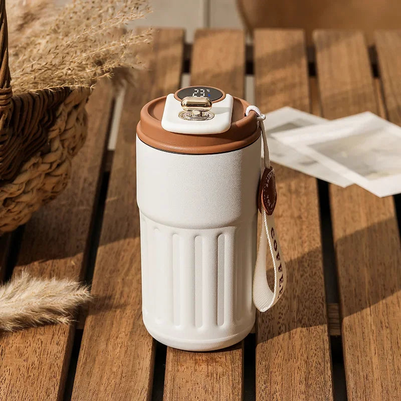 Termos Display Tumbler Steel Water Bottle 