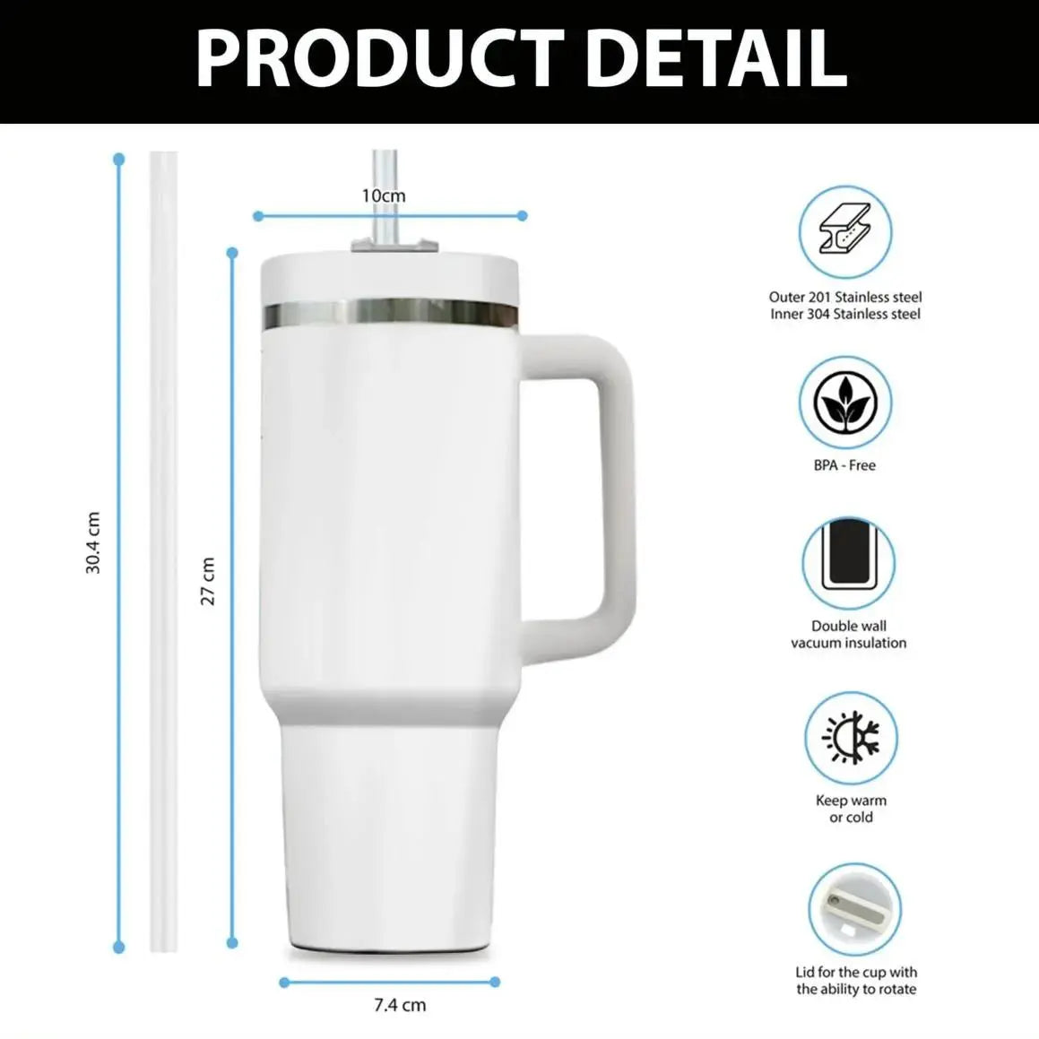 Kingdom Hearts Sora X Riku Tumbler with Lid and Straw, Fire & Ice Anime Travel Mug, 20Oz 40Oz