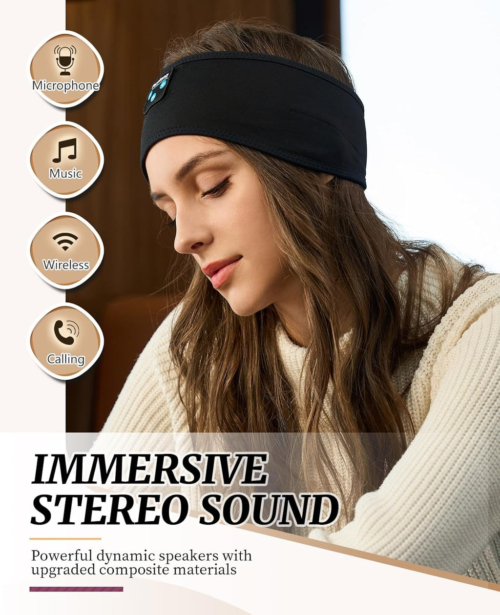 Sleep Headphones Bluetooth Wireless Sports Headband