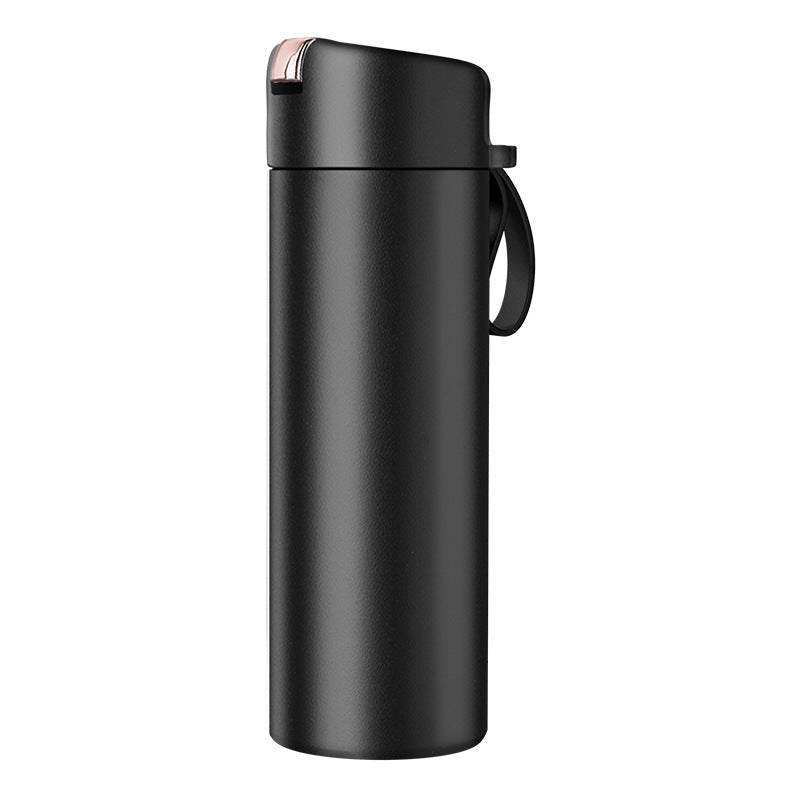 Light Press Magnetic Elastic Thermos Cup Tea Water Separation Stylish and Portable