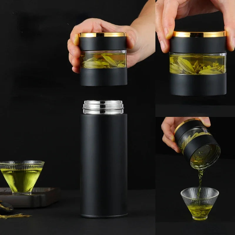 Smart Tea Thermos Cup Stainless Steel 